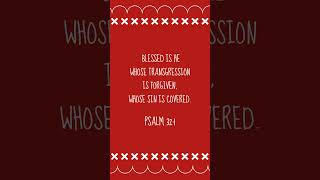 Bible Verse of the Day Psalm 321 ✝ [upl. by Sioled]