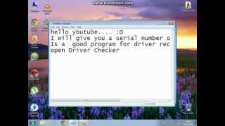 Driver Checker Serial Key [upl. by Erie789]