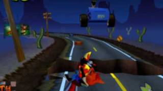 Crash 3  My custom Death Route theme Motorcycle [upl. by Adiel]