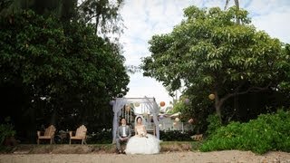 Bayer Estate Hawaii Wedding  Asato and Hiroaki [upl. by Maxia]