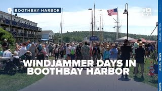 62nd annual Windjammer Days begin in Boothbay Harbor [upl. by Adnovaj283]