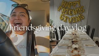 Grateful amp Full Mini cozy Friendsgiving Dinner Vlog [upl. by Zeuqirdor]