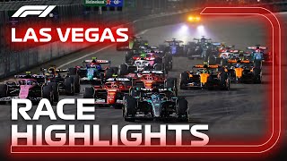 Race Highlights  2024 Las Vegas Grand Prix [upl. by Analed]