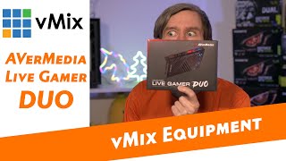 AVermedia Live Gamer Duo Will it work with vMix 2 HDMI Input Capture card [upl. by Nalani117]