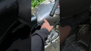 How to adjust seat height  Bullet standard 350 accident  royalenfield bulletlover modified [upl. by Rednas539]