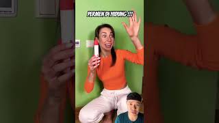 Permen di hidung magic funny prank lifehack comedy candy shortsviral [upl. by Rezeile]