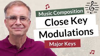 Modulating to Closely Related Keys Major Key Modulation Chart  Music Composition [upl. by Edin931]