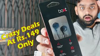 boAt Bassheads 104 Wired Headset  Best Bass Sound Earphone  Wire Earphone  Boat Earphone Review [upl. by Whitten896]