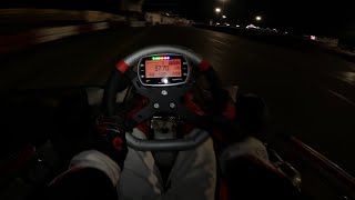 POV Night Karting Vendrell  Iame OK Senior [upl. by Julian561]