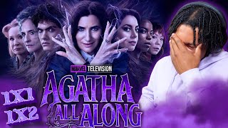 AGATHA ALL ALONG Episode 1 amp 2 REACTION  Marvel  Disney [upl. by Ilenay620]