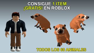 CONSIGUE 1 MARMOTA GRATIS EN ROBLOX  TODAS LAS 60 UBICACIONES  Evento Encuentra los animales [upl. by Letniuq]