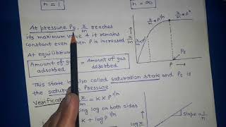 Freundlich Adsorption Isotherm amp Applications of AdsorptionClass12ChemistryLecture16Unit 5 [upl. by Anaili]