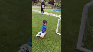 Bro got flabbergasted by his son’s goal [upl. by Peace]