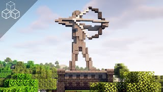 How to Build an Archer Statue  Minecraft Tutorial [upl. by Emad]