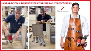 Todo lo que debes saber sobre instalar y despiezar correderas telescópicas [upl. by Hairabez]