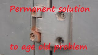 Defender door hinges  permanent fix for an old problem [upl. by Ahsened]