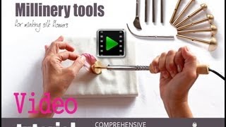 Flower making tools to make couture silk flowers [upl. by Heinrike647]