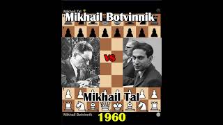 Zwischenzug and 2 perplexing Knight sacrifices Mikhail Botvinnik vs Mikhail Tal [upl. by Nylaehs]