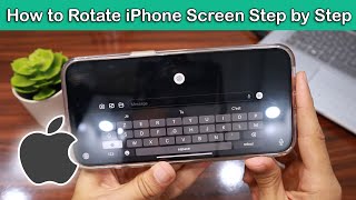 How to Rotate iPhone Screen Step by Step [upl. by Blake]