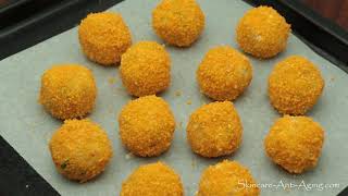 How To Make Potato Cheese Balls Recipe [upl. by Vanhomrigh]