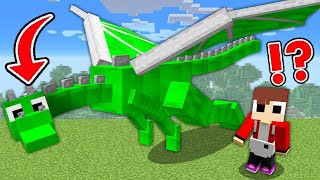 JJ and Mikey Became DRAGON in Minecraft Challenge  Maizen Cash Nico Zoey Pranked Smirky Cloudy [upl. by Genie]