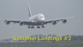 Plane spotting at Schiphol Amsterdam Airport 2 [upl. by Yevoc]