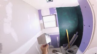 Absolutely The Best Way For Beginners to Do Drywall Corners [upl. by Pratte]