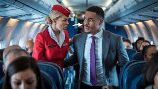 Racist Flight Attendant Humiliates Black Billionaire His Powerful Revenge Shocks Everyone [upl. by Sivert98]