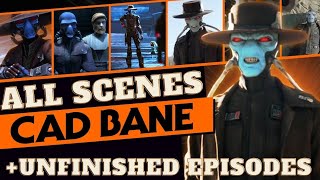 Cad Bane all scenes Clone Wars Bad Batch Boba Fett [upl. by Norehs]