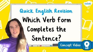 Which Verb Form Completes the Sentence  KS2 English Concept for Kids [upl. by Lasky452]