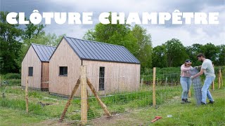 Une CLÔTURE CHAMPÊTRE durable ET efficace 🌳  EP170 [upl. by Singband336]