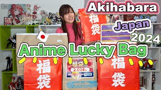 2024 Anime Lucky Bags Unboxing from Akihabara🛍 Tokyo Japan🇯🇵 [upl. by Erdnaid]