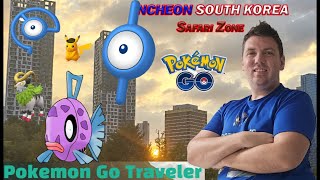 PGTraveler  포켓몬go SAFARI ZONE INCHEON DAY 2 What else  South Korea [upl. by Ettereve384]