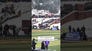 The craziest snowball home fight advantage shorts collegefootball snowball [upl. by Ennasus]