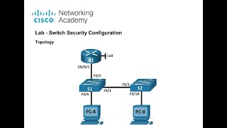 Switch Security Configuration  Switching and Routing  H663X  2024 [upl. by Anyd]