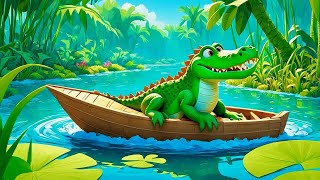 Row Row Row Your Boat Nursery Rhyme Song for Kids [upl. by Acila]