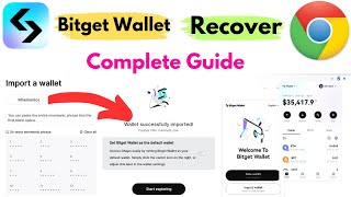 How To Recover Bitget Wallet In Google Chrome Extension  Import Seed Phrase Bitget Wallet Extension [upl. by Shela899]