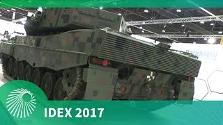 IDEX 2017 Rheinmetalls Leopard Advanced Technology Demonstrator ATD [upl. by Millburn]