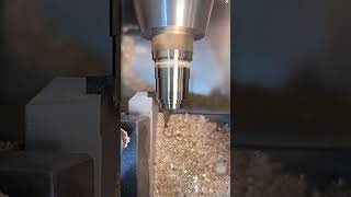 How to Perform One Step Chamfering and Drilling on the SL 36 CNC Lathe with Side Face Power Head？ [upl. by Sinnaoi]