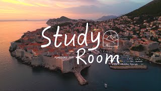 2HOUR STUDY VIDEO 🏙️  Pomodoro 255  🎶 Jazz  Water Sounds  Dubrovnik Old Town  Croatia [upl. by Dorahs]