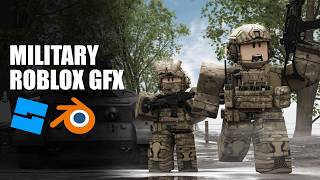 UPDATED Military Roblox GFX Tutorial 2024 [upl. by Sinnek835]