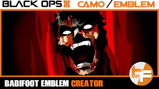 Black Ops 3 Emblem Tutorial 068  Guts Berserk Babifoot [upl. by Reiser]