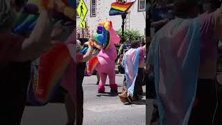 Hallowell Pride Parade June 1 2024 Water Street Halowell Maine onthekennebec pride pridemonth [upl. by Aschim]