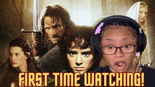 FIRST TIME WATCHING The Lord of the Rings The Fellowship of the Ring  MOVIE REACTION [upl. by Anawqahs]