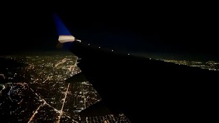 Redeye morning Chicago landing  United Airlines  Boeing 737 MAX 9 [upl. by Norrv]