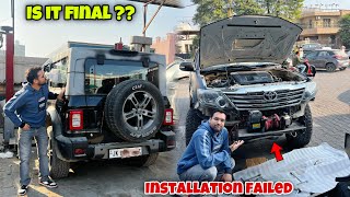 Apni Fortuner kabhi recovery vehicle nhi ban payegi  Thar hardtop final look [upl. by Pellikka]