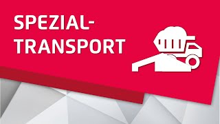 SPEZIALTRANSPORT  Eine ganz besondere Fertiggarage [upl. by Elleahcim]