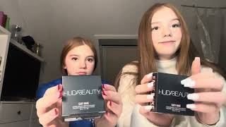 Endlich neue Nägel 😁 hudabeauty twins schminken shopping haul [upl. by Aeret]