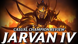 Jarvan IV doesnt look like he even belongs to the kingdom he rules over  Casual Champion Review [upl. by Dyolf]