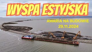 WYSPA ESTYJSKA  AWARIA BUDOWIE 29112024 [upl. by Renato]